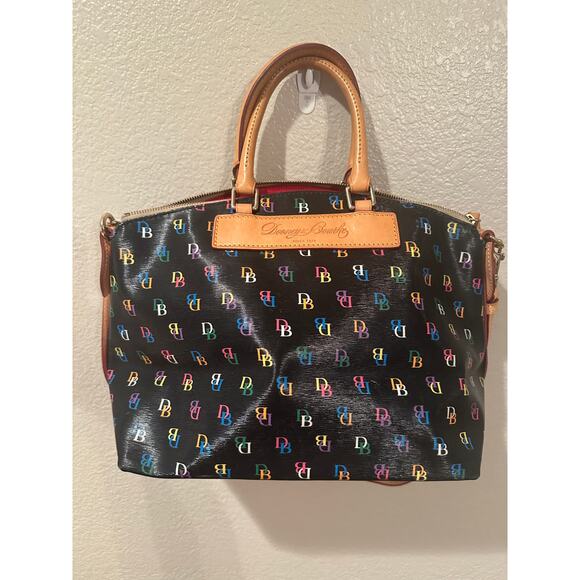 Dooney and Bourke Greta Ruby Crossbody Satchel Vintage - Picture 1 of 12